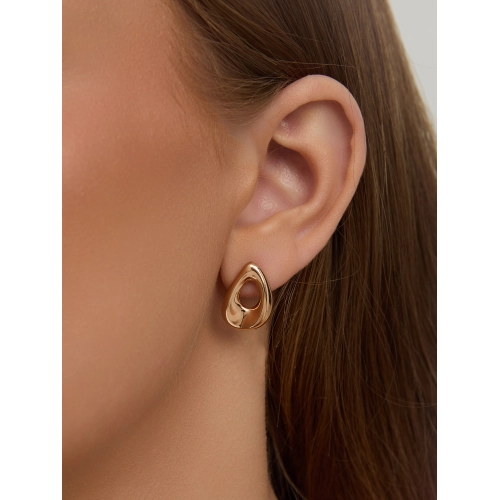 Серьги пусеты из золота 585 пробы