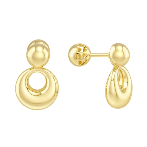 Серьги из желтого золота 585 пробы