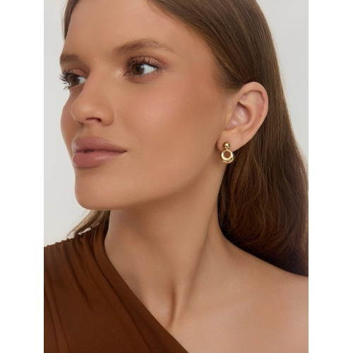 Серьги из желтого золота 585 пробы