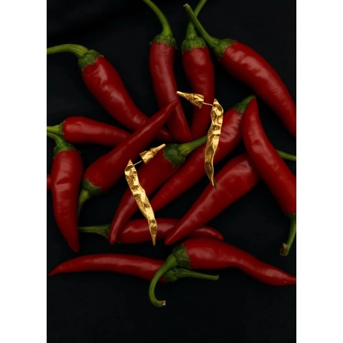 Серьги пусеты из бижутерного сплава