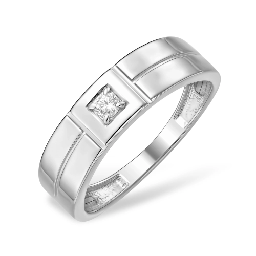 Кольцо из серебра 925 пробы с фианитами