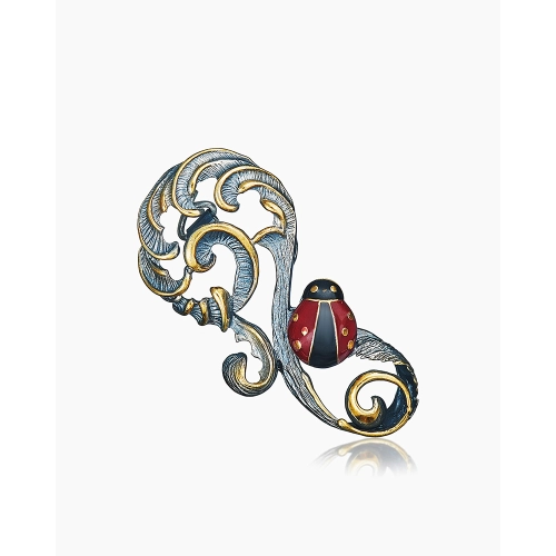 Брошь (925 п) эмаль