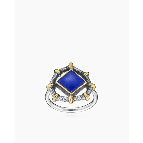 Кольцо (925 п) лазурит