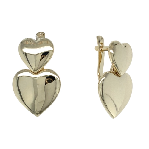 Серьги из желтого золота 585 пробы