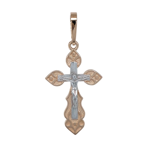Подвеска Крест из золота 585 пробы