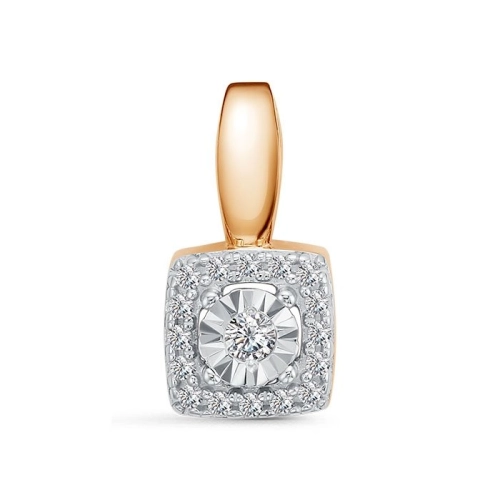 Подвеска из золота 585 пробы с бриллиантом