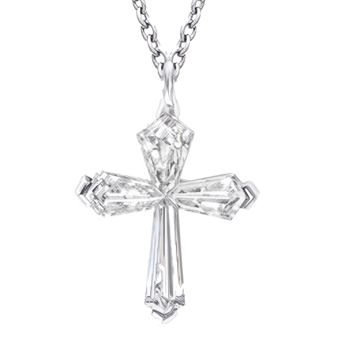 Колье из серебра 925 пробы с цирконами