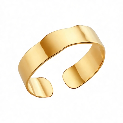 Кольцо из сребра 925 пробы с позолотой