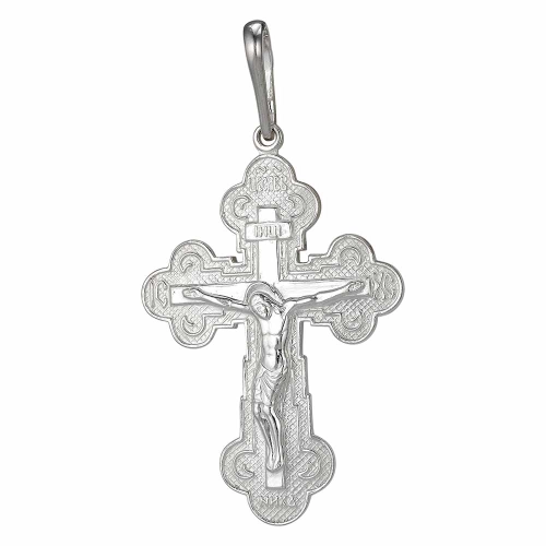 Подвеска Крест из серебра 925 пробы