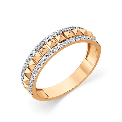 Кольцо из золота 585 пробы с бриллиантами