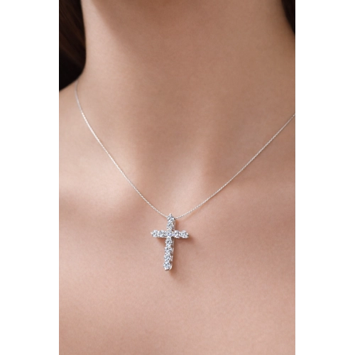 Подвеска (585 б) бриллиант лабораторный