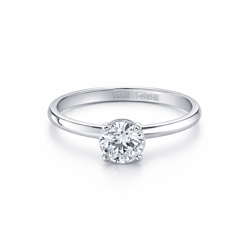 Кольцо (585 б) бриллиант лабораторный