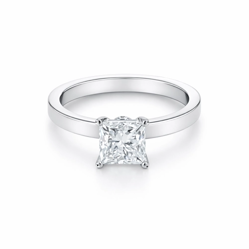 Кольцо (585 б) бриллиант лабораторный