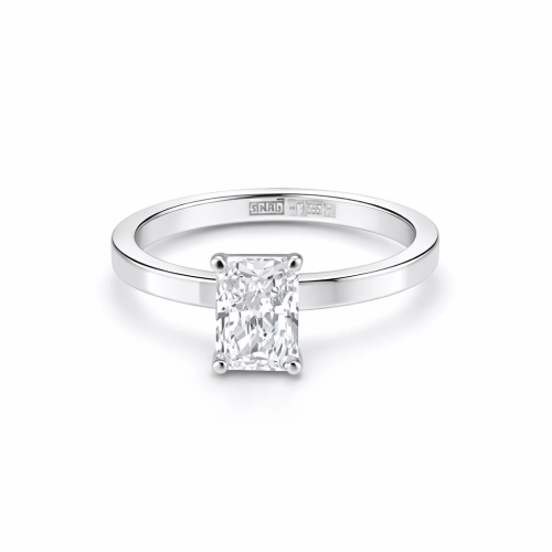 Кольцо (585 б) бриллиант лабораторный