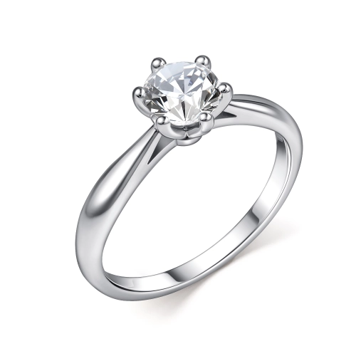 Кольцо (585 б) бриллиант лабораторный