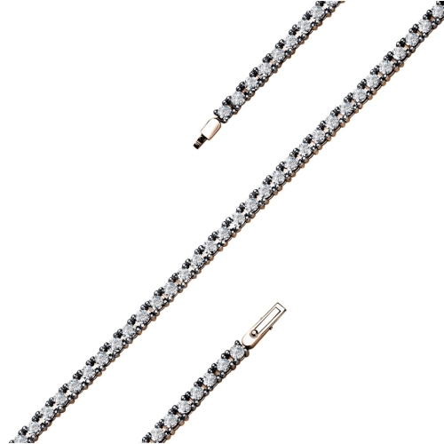 Браслет (585) бриллиант лабораторный