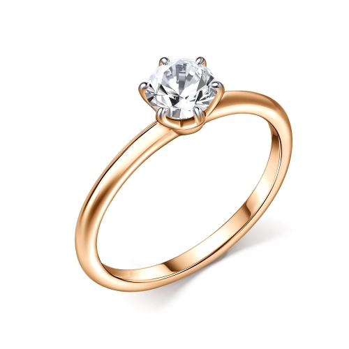 Кольцо (585) бриллиант лабораторный