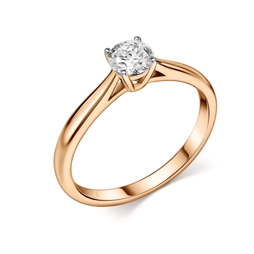 Кольцо (585) бриллиант лабораторный