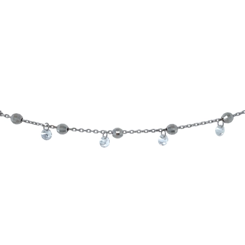 Браслет из серебра 925 пробы с фианитами