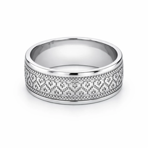 Обручальное кольцо из серебра 925 пробы