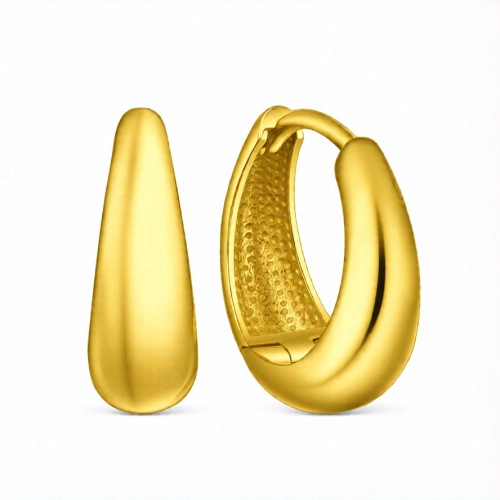 Серьги из серебра 925 пробы с позолотой
