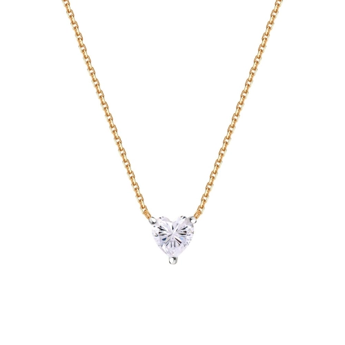 Колье из золота 585 пробы с фианитами