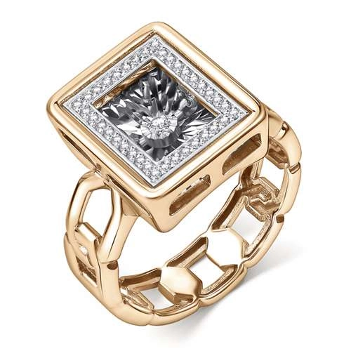 Кольцо из золота 585 пробы с бриллиантами