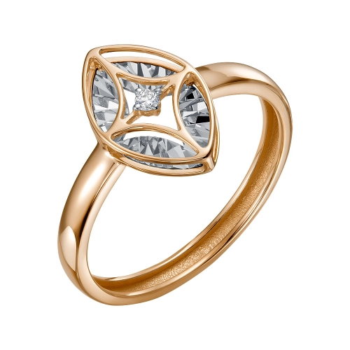 Кольцо из золота 585 пробы с бриллиантами