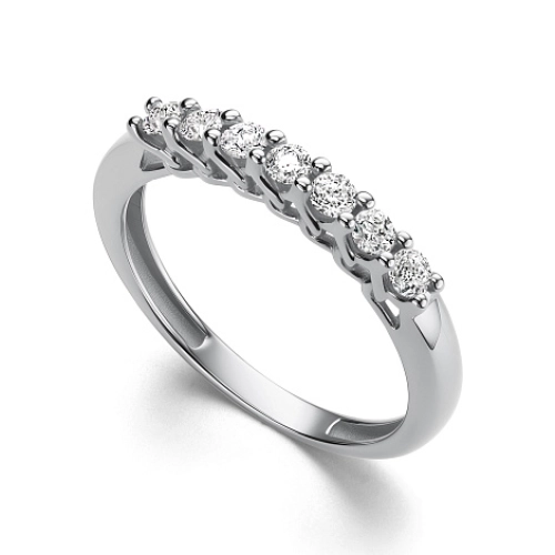 Кольцо из белого золота 585 пробы с бриллиантами