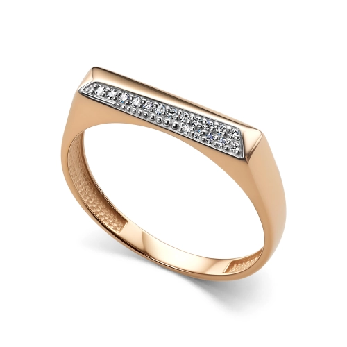 Кольцо из золота 585 пробы с бриллиантами