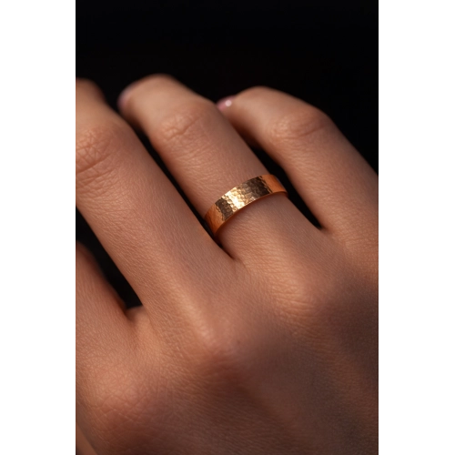 Обручальное кольцо из желтого золота 585 пробы