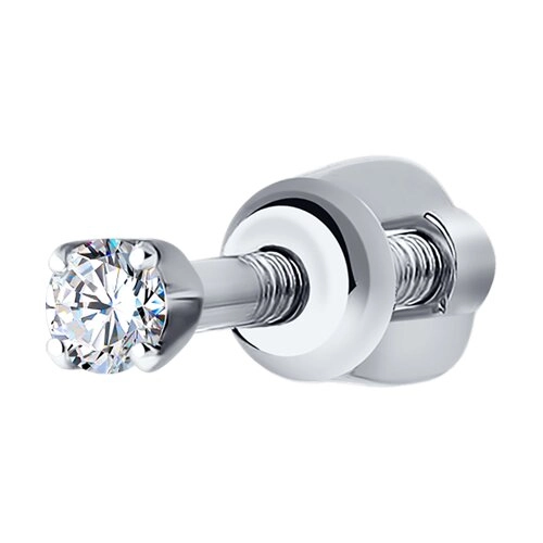 Пусета (585 б) бриллиант