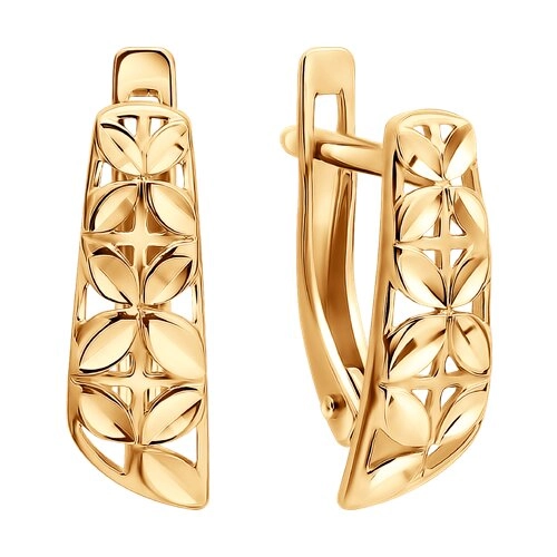 Серьги из золота 585 пробы