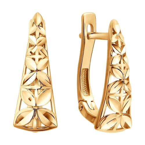 Серьги из золота 585 пробы