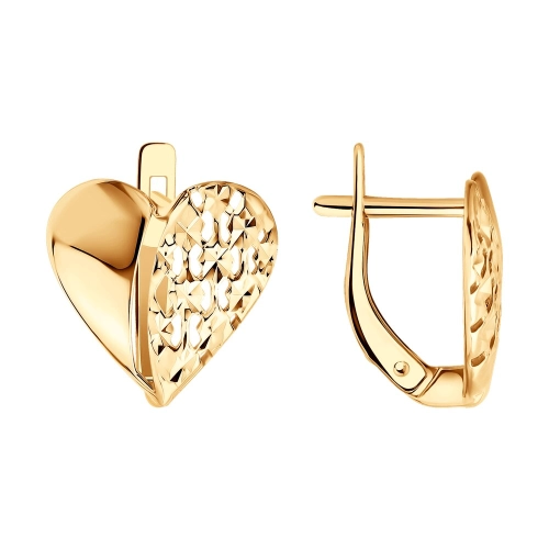 Серьги из золота 585 пробы