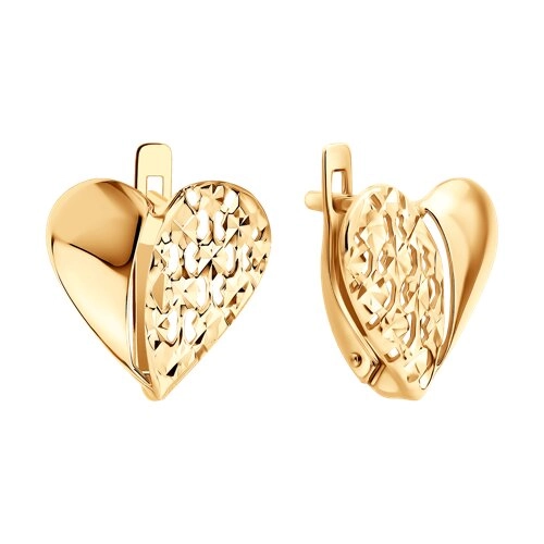 Серьги из золота 585 пробы