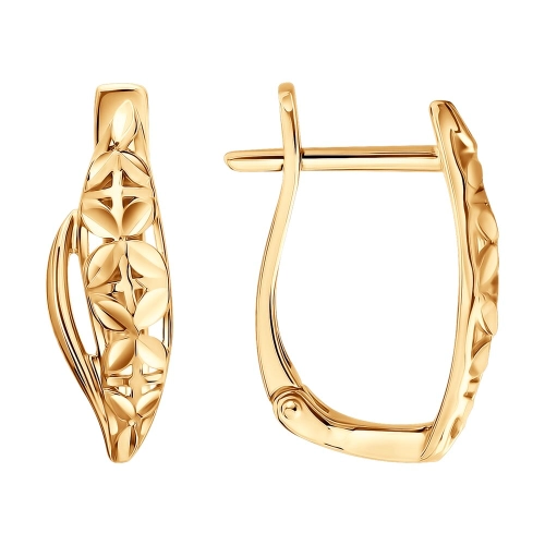 Серьги из золота 585 пробы