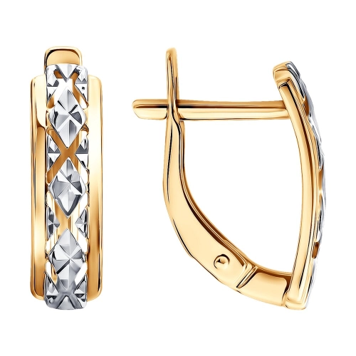 Серьги из золота 585 пробы