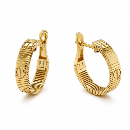 Серьги из желтого золота 585 пробы