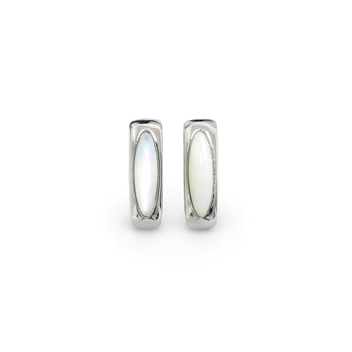 Серьги из серебра 925 пробы с перламутром