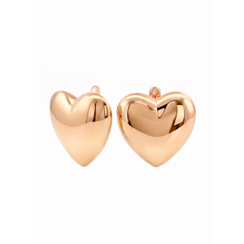 Серьги из серебра 925 пробы с позолотой