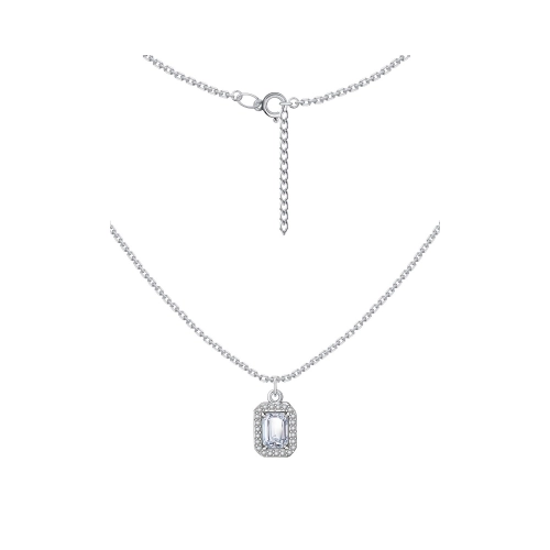 Колье из серебра 925 пробы с фианитами