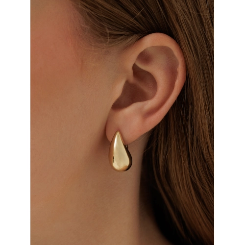 Серьги из желтого золота 585 пробы