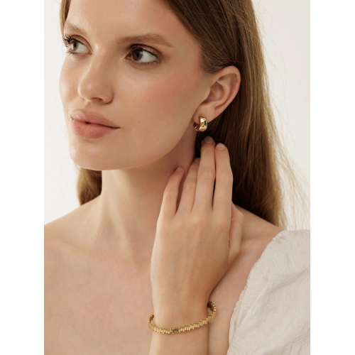 Серьги из желтого золота 585 пробы