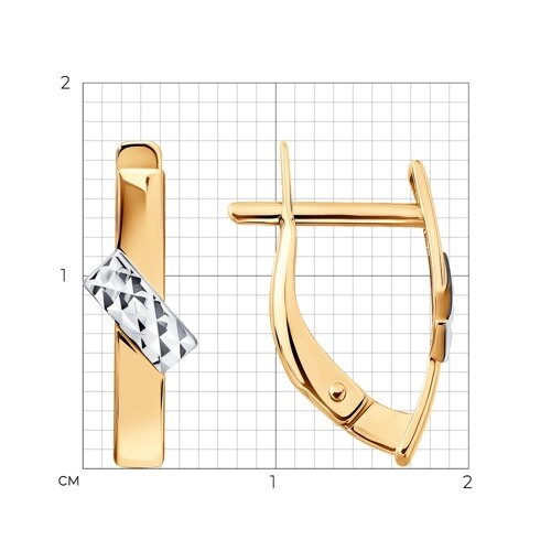 Серьги из золота 585 пробы