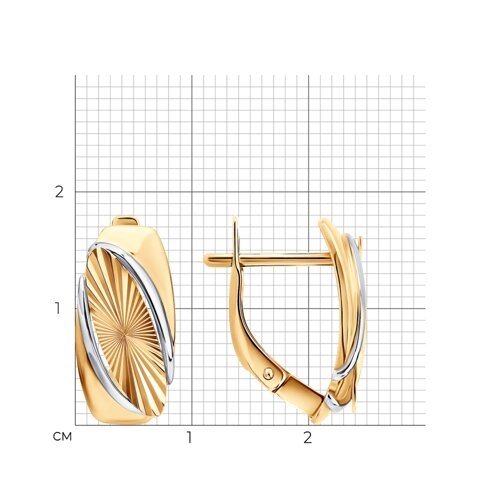 Серьги из золота 585 пробы