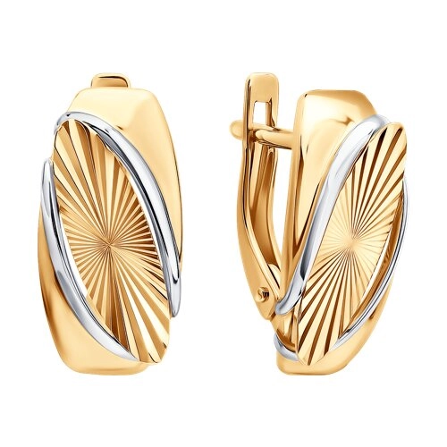 Серьги из золота 585 пробы