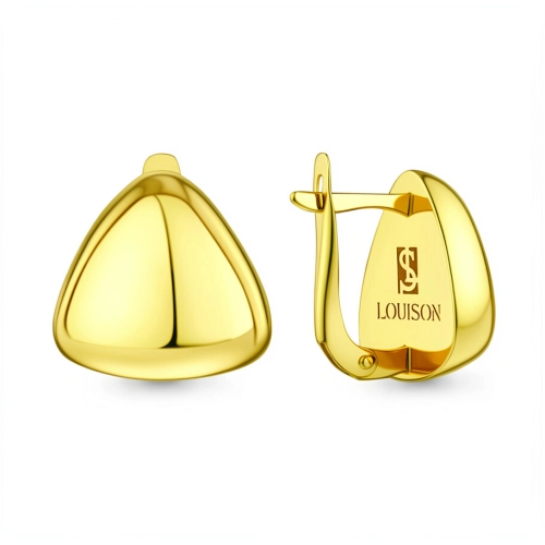 Серьги из желтого золота 585 пробы
