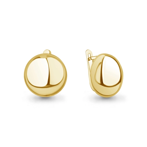 Серьги из желтого золота 585 пробы