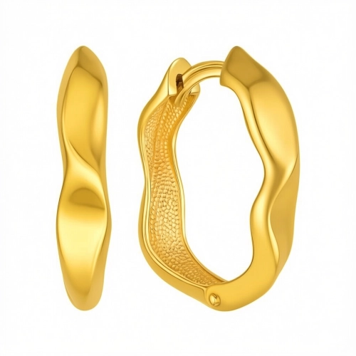 Серьги из желтого золота 585 пробы